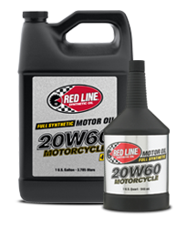 REDLINE 20W50 AND 20W60 Motorcycle Oil