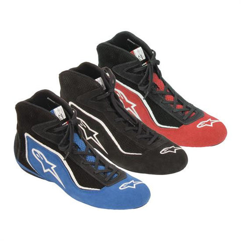 Alpinestars SP Shoes BLACK, BLUE AND BLACK, SELECTED ON DROP DOWN MENU