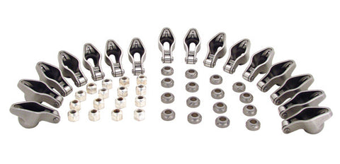 Magnum Roller Self-Aligning Rocker Arms: Chevy; 3/8" Stud, 1.52 Ratio