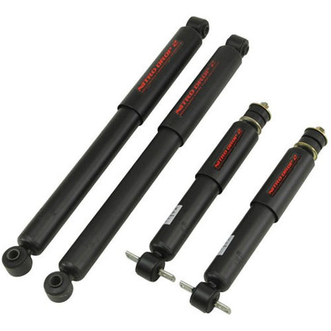 Nitro Drop 2 Shock Set includes (2) 146-8014 Front Shocks and (2) 146-8536 Rear Shocks