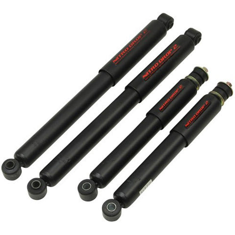 Nitro Drop 2 Shock Set includes (2) 146-8004 Front Shocks and (2) 146-8536 Rear Shocks