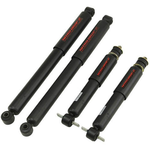 Nitro Drop 2 Shock Set includes (2) 146-8000 Front Shocks and (2) 146-8570 Rear Shocks