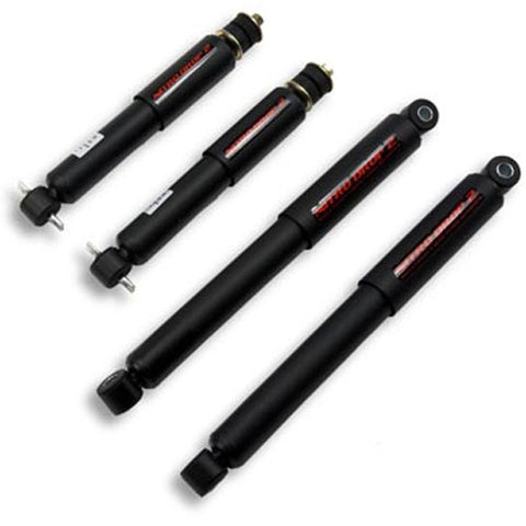 Nitro Drop 2 Shock Set includes (2) 146-8007 Front Shocks and (2) 146-8526 Rear Shocks