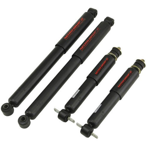 Nitro Drop 2 Shock Set includes (2) 146-8006 Front Shocks and (2) 146-8517 Rear Shocks