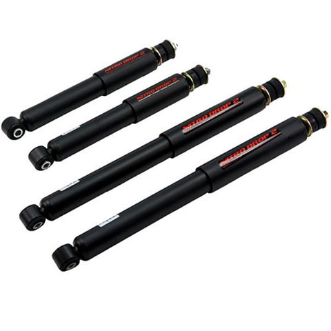 Nitro Drop 2 Shock Set includes (2) 146-8008 Front Shocks and (2) 146-8546 Rear Shocks