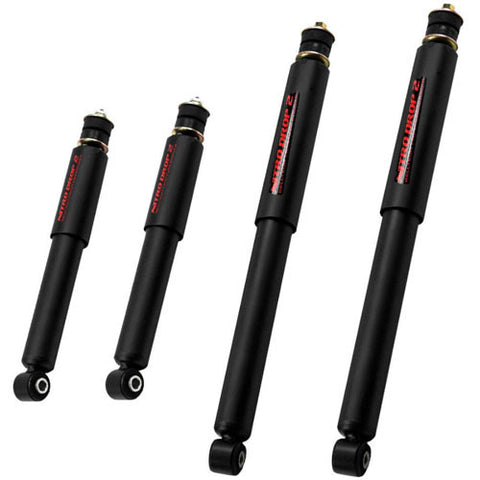 Nitro Drop 2 Shock Set includes (2) 146-8008 Front Shocks and (2) 146-8554 Rear Shocks