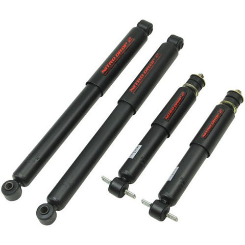 Nitro Drop 2 Shock Set includes (2) 146-8014 Front Shocks and (2) 146-8542 Rear Shocks