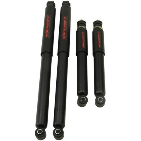 Nitro Drop 2 Shock Set includes (2) 146-8025 Front Shocks and (2) 146-8538 Rear Shocks