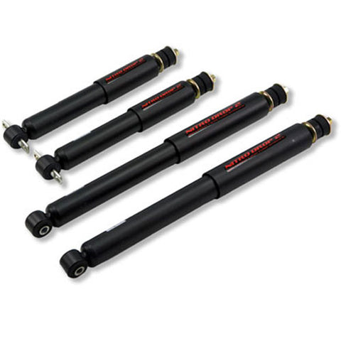 Nitro Drop 2 Shock Set includes (2) 146-8026 Front Shocks and (2) 146-8538 Rear Shocks