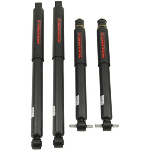 Nitro Drop 2 Shock Set includes (2) 146-8027 Front Shocks and (2) 146-8549 Rear Shocks