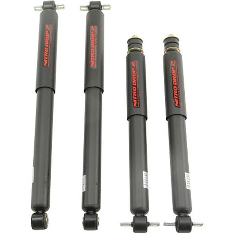 Nitro Drop 2 Shock Set includes (2) 146-8027 Front Shocks and (2) 146-8557 Rear Shocks