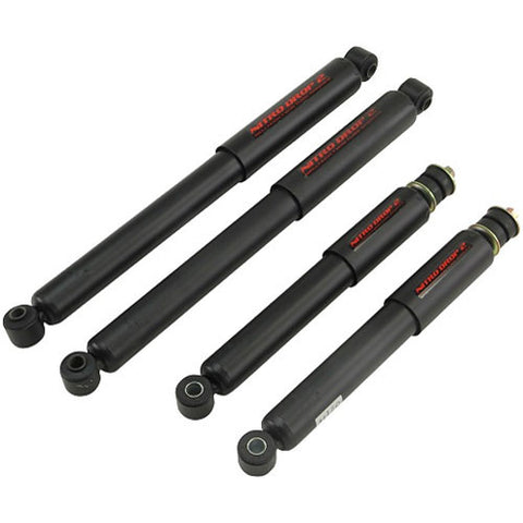 Nitro Drop 2 Shock Set includes (2) 146-8028 Front Shocks and (2) 146-8552 Rear Shocks