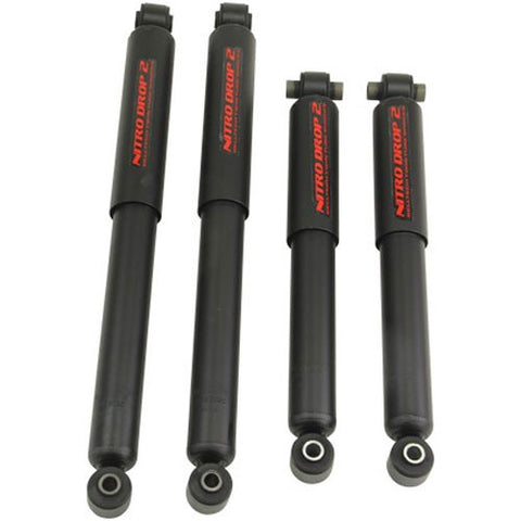 Nitro Drop 2 Shock Set includes (2) 146-8029 Front Shocks and (2) 146-8570 Rear Shocks