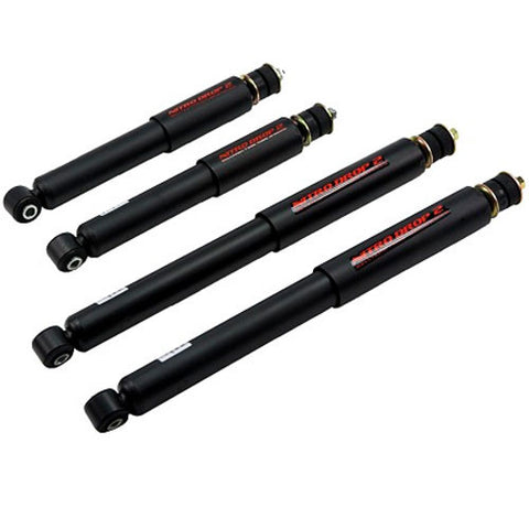 Nitro Drop 2 Shock Set includes (2) 146-8030 Front Shocks and (2) 146-8552 Rear Shocks