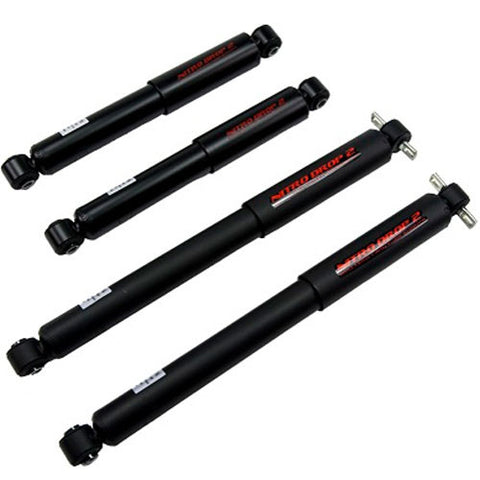 Nitro Drop 2 Shock Set includes (2) 146-8033 Front Shocks and (2) 146-8558 Rear Shocks