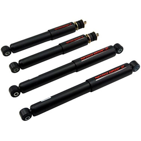 Nitro Drop 2 Shock Set includes (2) 146-8036 Front Shocks and (2) 146-8517 Rear Shocks