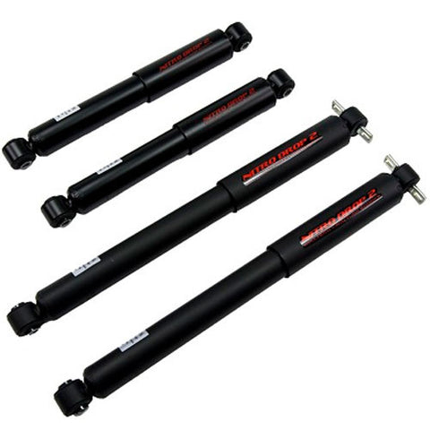 Nitro Drop 2 Shock Set includes (2) 146-8038 Front Shocks and (2) 146-8502 Rear Shocks