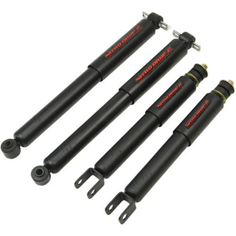 Nitro Drop 2 Shock Set includes (2) 146-8521 Front Shocks and (2) 146-8535 Rear Shocks