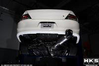 31701-BM002 Titanium Racing Muffler Exhaust, Off Road Use Only, Includes O2 Sensor Plug For EVO IX