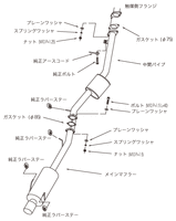 Hi-Power409 Exhaust (31006-AN018) - Diagram