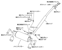 LEGAMAX Premium Exhaust (31021-AM006) - Diagram