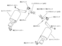 LEGAMAX Premium Exhaust (32018-AN019) - Diagram