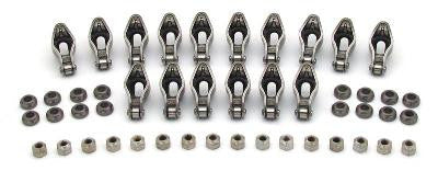 Magnum Roller Self-Aligning Rocker Arms: Chevy; 3/8" Stud, 1.6 Ratio