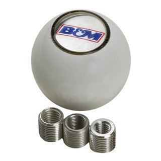 Shifter Knob – White with B&M® Logo Insert