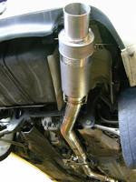 Racing Muffler Exhaust (31008-BF003) - Installed View