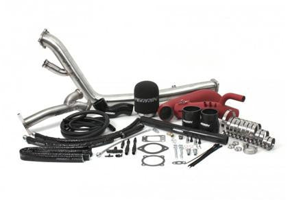 ROTATED TURBO TUNER KIT 08+ WRX/STI RED