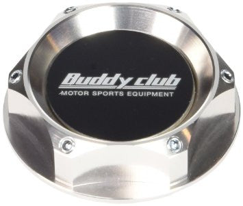 Buddy Club Type 3 Oil Cap Subaru Titanium Silver