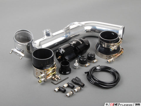 Dodge Neon SRT4 Synchronic BOV Kit Polished Aluminum Charge Pipe Black/Black BOV