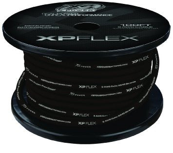 2 AWG Cable, 2940 Strands, 10% OFC, 90% CCA, Iced Black, 100' Spool
