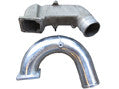 Intake Elbow Pipe + Heater Delete Flange Kit For 03-07 Dodge Ram Cummins 5.9L Diesel.