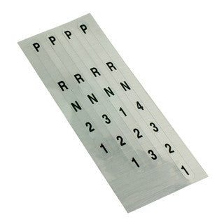 Replacement Indicator Decal with Reverse or Standard Shift Pattern for B&M® Magnum Grip