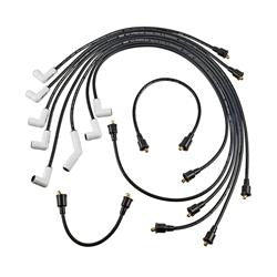 Spark Plug Wires, Extreme 9000 Ceramic, Spiral Core, 8mm, Black, 90/45 Degree Boots, Chrysler, Big Block, Set