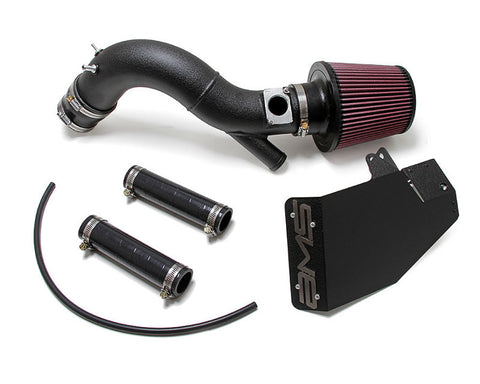 AMS EVO X Black replacement Intake pipe with MAF housing / With breather bungs