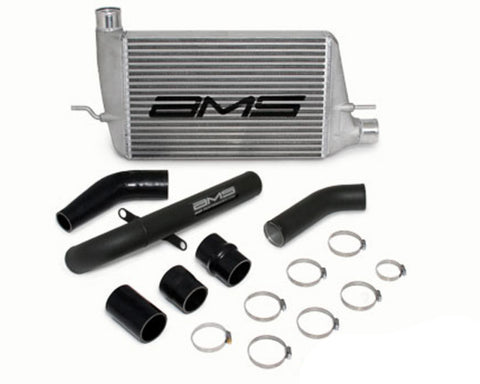 AMS 2009+ Ralliart Frount mount IC and Upper pipe Kit Black piping