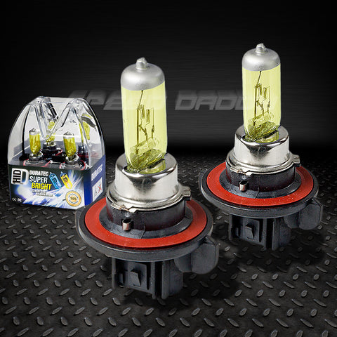 LIGHT BULBS - DURATEC - H13 - YELLOW