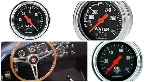 Traditional Chrome Series; Hourmeter Gauge [Universal]