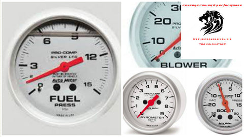 Ultra-Lite Liquid-Filled Series; Oil Temp Gauge [Universal]