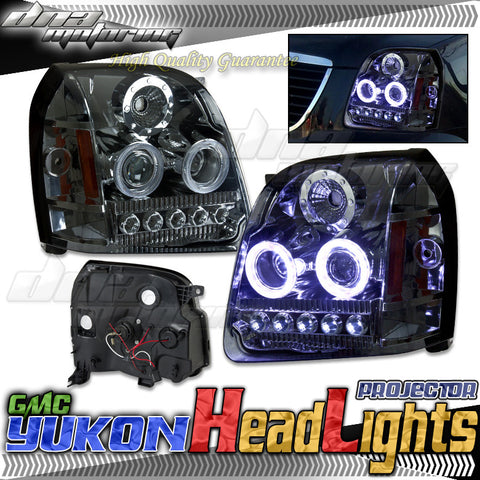 07-11 YUKON  SIERRA HALO  PROJECTOR HEADLIGHTS/SMOKE LENS/AMBE