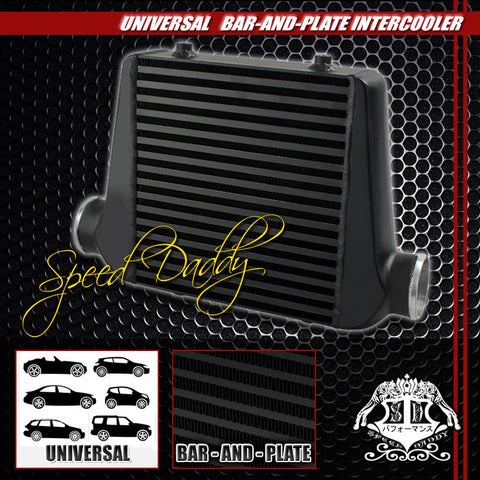 INTERCOOLER - ALUMINUM BAR&PLATE BLACK