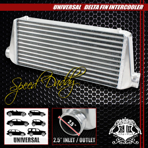 INTERCOOLER NEW DELTA FIN 20 X 9.45 x 2.76" 2.5" IN/OUT LET