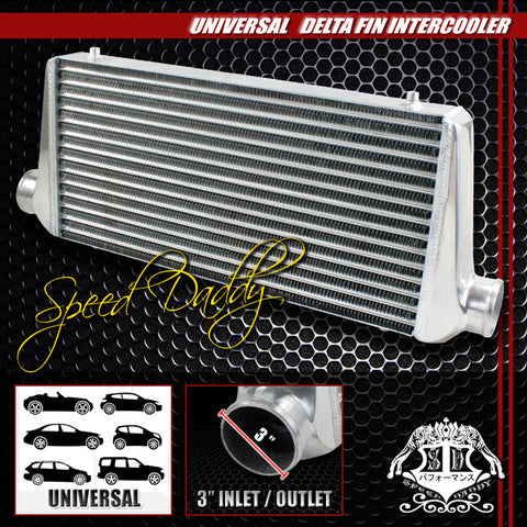 INTERCOOLER NEW DELTA FIN 23.62 X 11.81 X 2.76" 3" IN/OUT LET