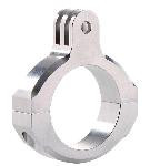 Aluminum Billet Clamp for 1 1/2in. Tubing - Titanium Anodized