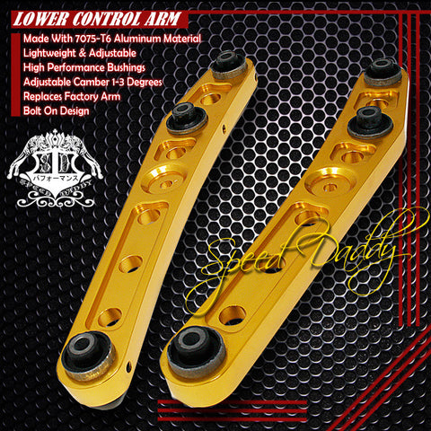 LOWER CONTROL ARM - REAR LOWER - 88-95 CIVIC/CRX 93-97 DEL SOL 94-01 ACURA INTEGRA - BLACK