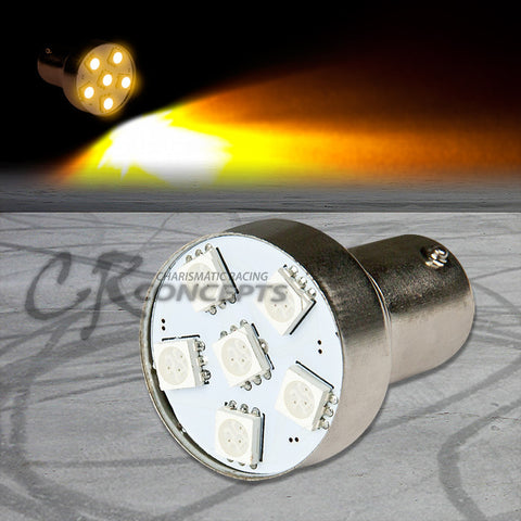 1156-6SMD 5050 SMD LED 25MM YELLOW