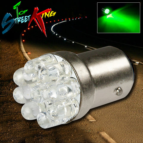 1156-8LED 5mm Round LED 18MM GREEN