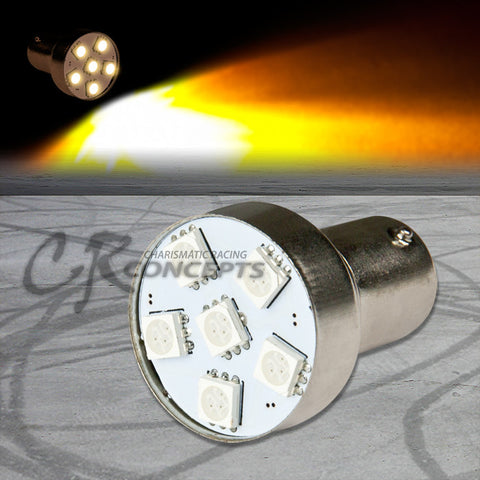 1157-6SMD 5050 SMD LED 25MM YELLOW